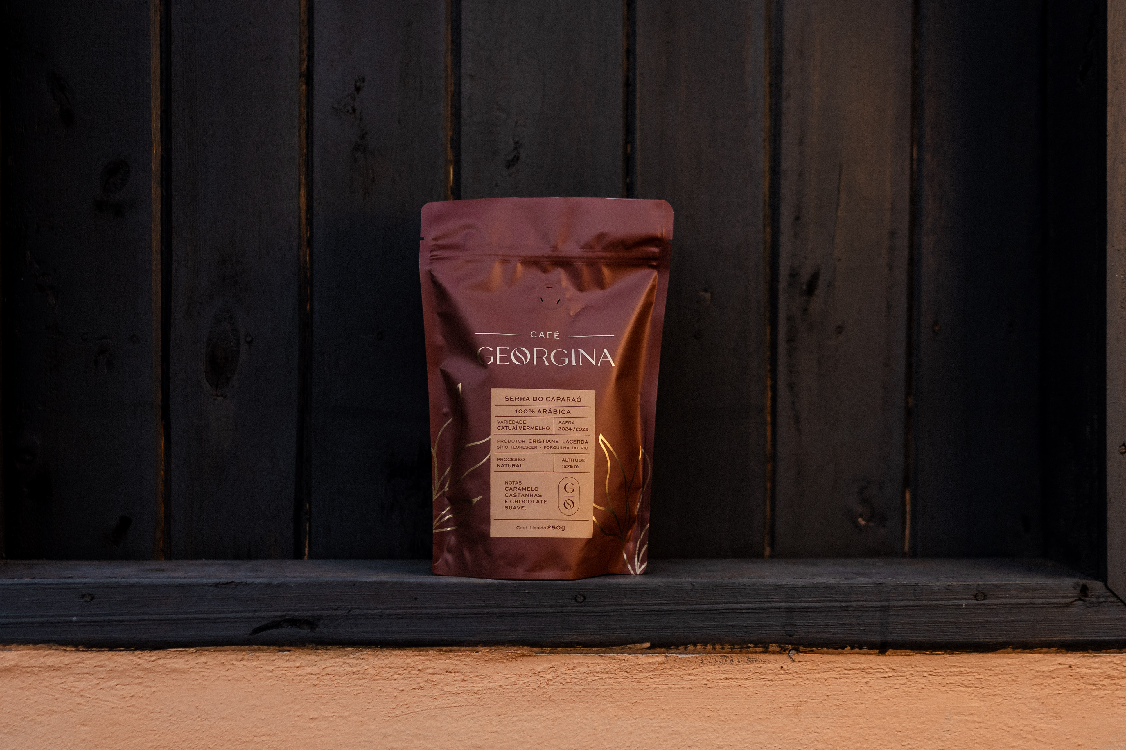 Café Georgina apresentado em cena comercial